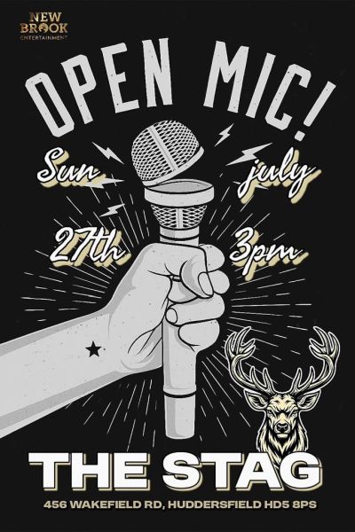 open mic night at the stag